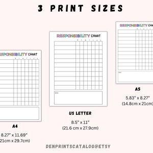 Kids Behavior Tracker Bundle for Kids, Actions Consequence Chart ...