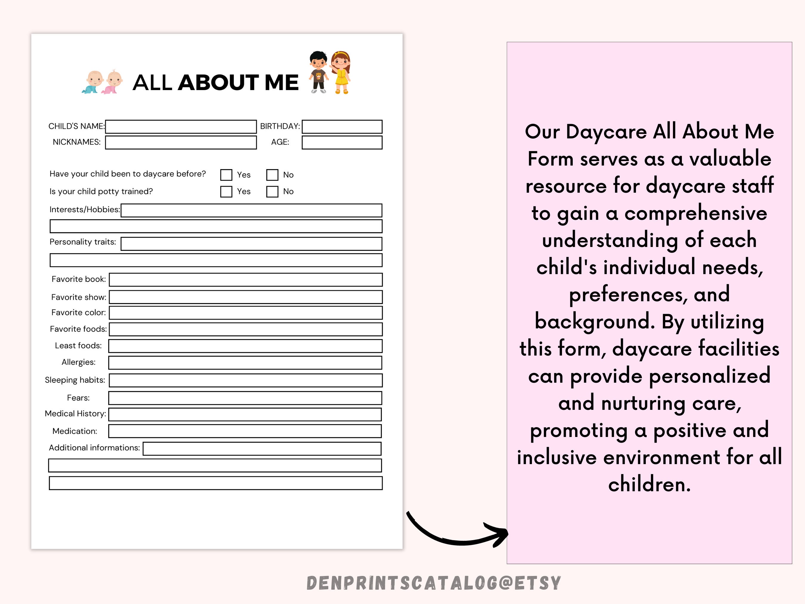 Daycare All About Me Form Daycare Questionnaire Get To Know Me daycare-all-about-me-form-daycare-questionnaire-get-to-know-me