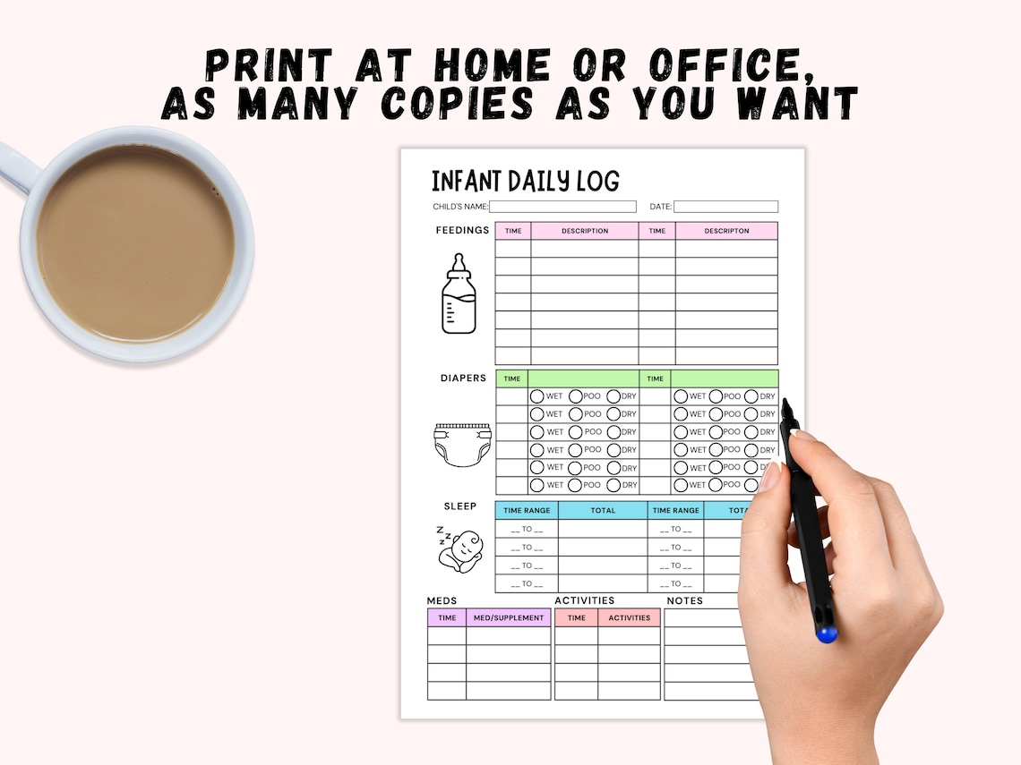 Nanny Binder Printable, Nanny Agreement, Nanny Planner, Nanny Notes ...