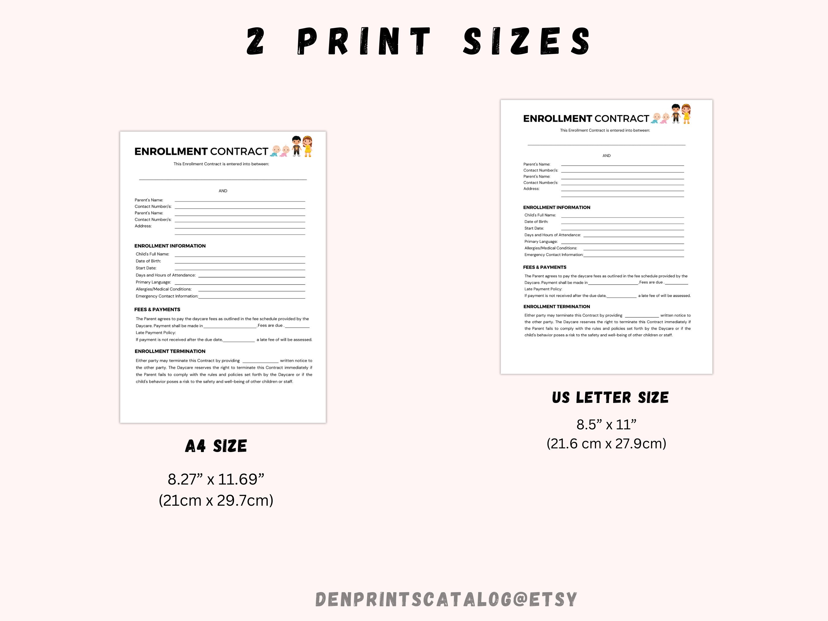 Editable Home Daycare Contract Template, Home Daycare Agreement Form
