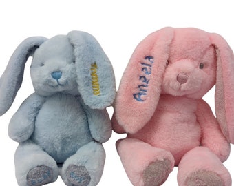 personalized plush bunny