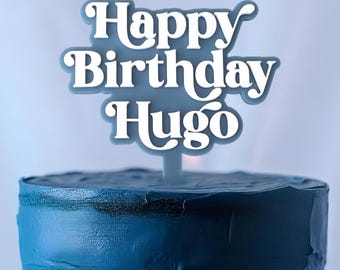 Happy Birthday Cake Topper - Party Decorations