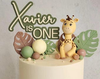 Custom Acrylic Birthday Cake Topper - Personalised Name & Age, Cake Decorations