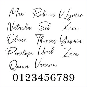 Another image of Font we use for the cake topper