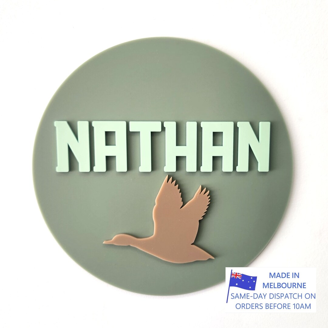 Hunting Name Sign Hunting Name Plaque Personalised Name Sign Name