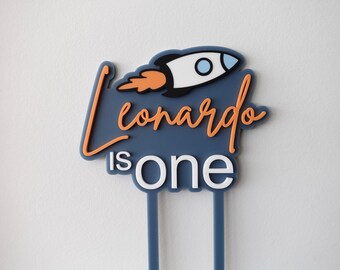 Space Cake Topper - Space Birthday Decorations