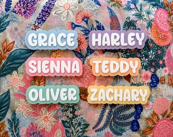 Nurse, Teacher and Staff Name Badges, Magnetic Back