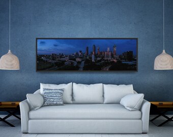 Urban: Atlanta Skyline at Dawn - Panoramic Digital Print