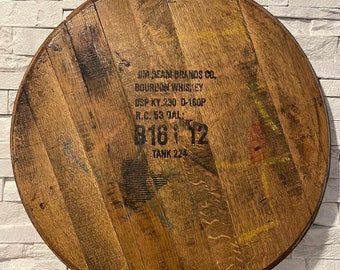 Jim Beam Whiskey/Bourbon Raw Original Stamp Barrel Head