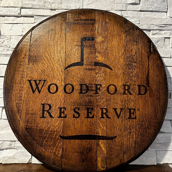 Woodford Reserve Bourbon Lasergravur Barrel Head