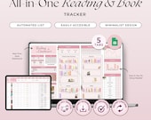 Digital Book Tracker, Google Sheets Template, Reading List, Library & Review (Digital Download)