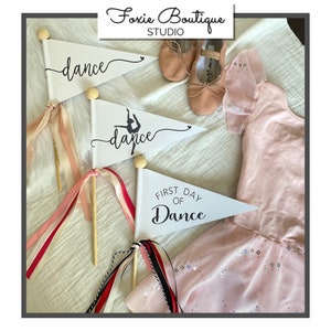 First Day of Dance Sign,Dance Pennant Flag,Back to Dance Sign,Pennant Flags,Dance Photo Prop,Dance Signs,Dance Decoration,Party Decoration