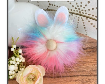 Rainbow Bunny Gnome, decoración de Pascua, regalo de Pascua