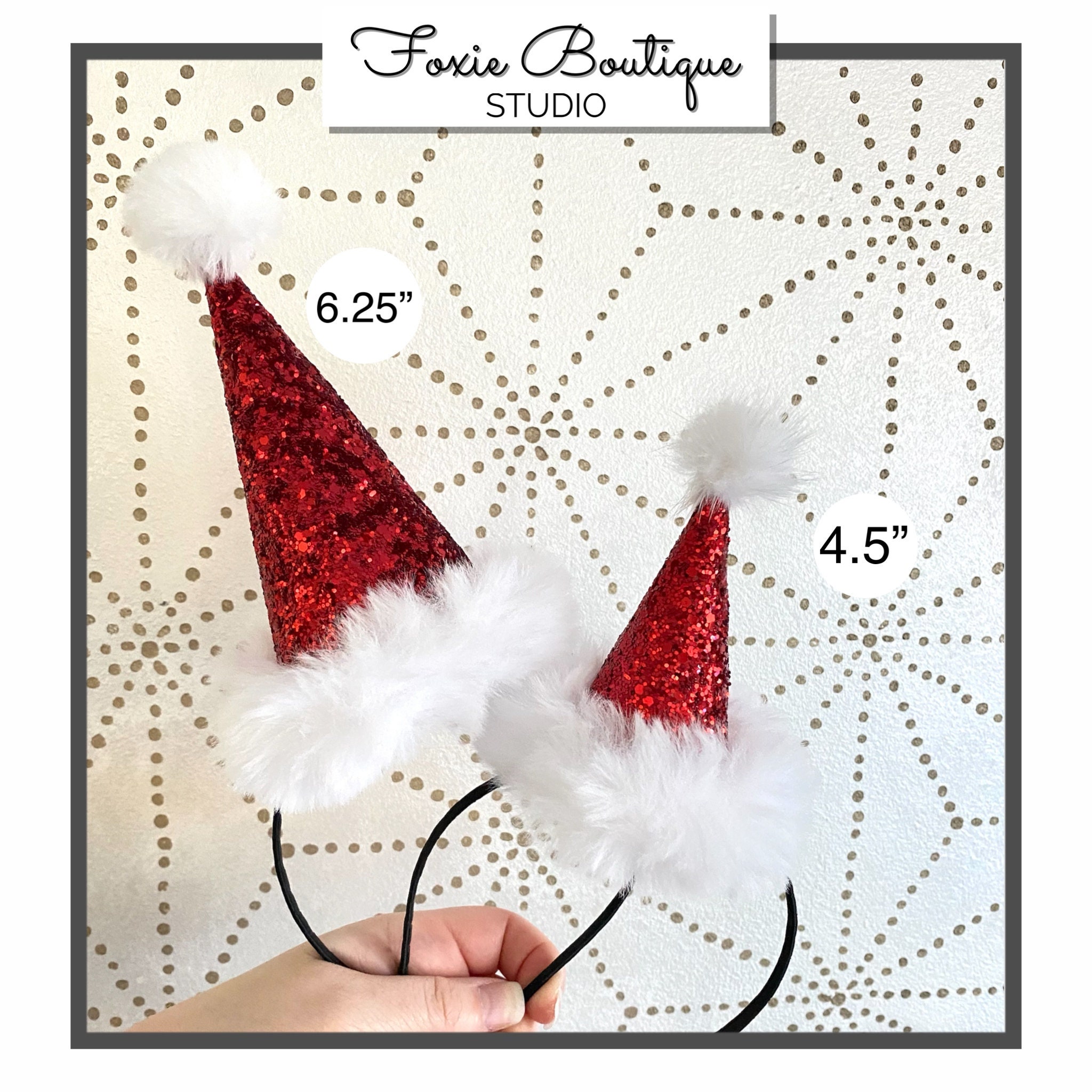 Fascia per capelli natalizia a tema clown, cappello di Natale, accessorio per capelli, copricapo Noel per adulti e bambini, fascia per capelli a tema cartone animato, Babbo Natale, con gambe lunghe