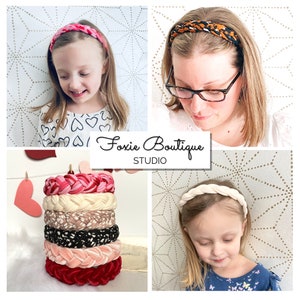 Geflochtenes verstellbares Stirnband, Kinder Stirnband, Teen Stirnband, Erwachsene Stirnband: Einheitsgröße, Boho Stirnband, Muttertagsgeschenk, Geschenk