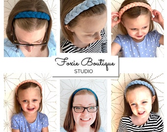 Braided Adjustable Headband,Children Headband,Teen Headband,Adult Headband,One Size Fits Most,Boho Headband,Mother’s Day Gift,Gift