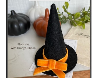 Witch’s Hat Hair Clip or Headband, Halloween Bow, Halloween Hair Clip, Halloween Headband, Halloween Hair Accessory