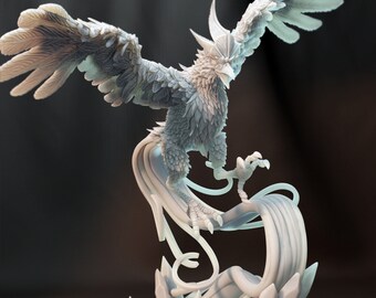 Kaijumon  Ice Birb 3d printed miniature| Unpainted