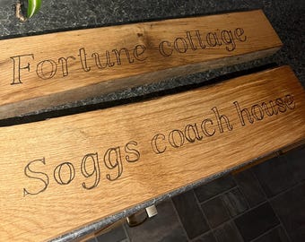 Handcrafted live edge signs | Real Timber