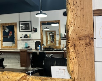 Custom Live edge frames available | Handcrafted | Uk Made | Real timber