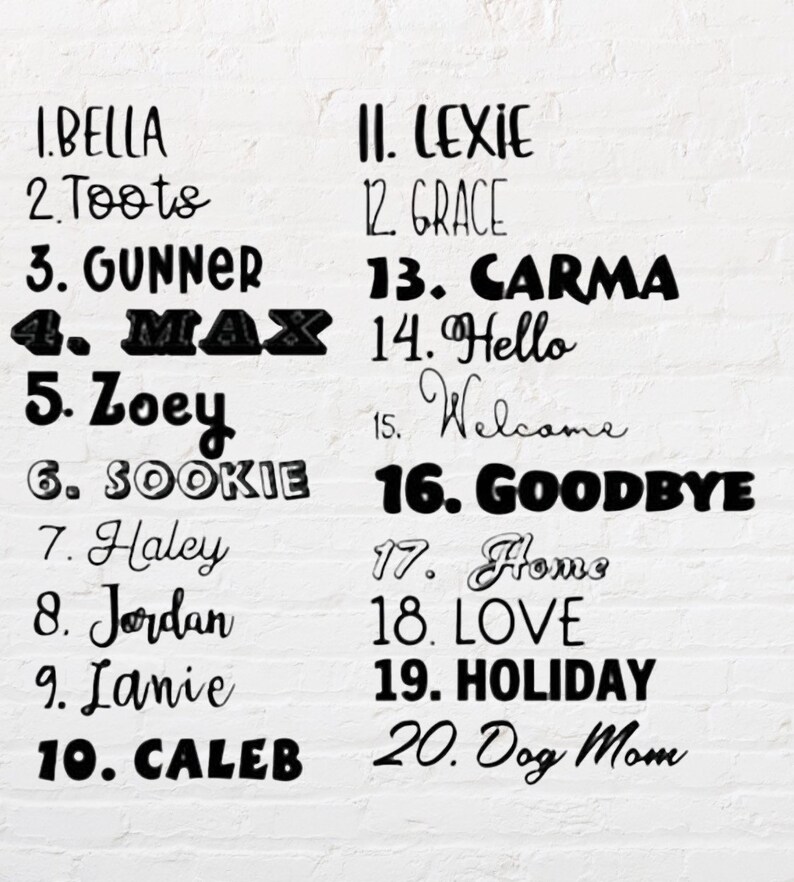 Custom Vinyl Decals Etsy