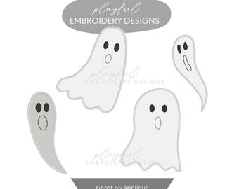 Disegno per ricamo a macchina con applicazione fantasma, punto raso (file digitale)