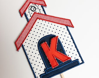 In The Hoop Satin Stitch School Machine Embroidery Design, Back to School Photo Wand Embroidery Design, ITH School Wand