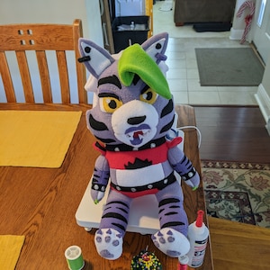 Animatronic Rock Star Wolf PDF Plush PATTERN