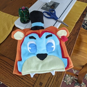 Animatronic Rock Star Bear Beanie PDF PATTERN