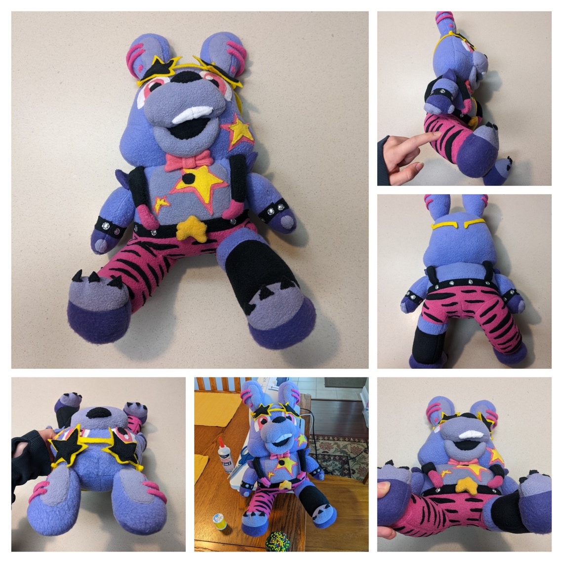Animatronic Rock Star Bunny Plush PATTERN Tutorial - Etsy