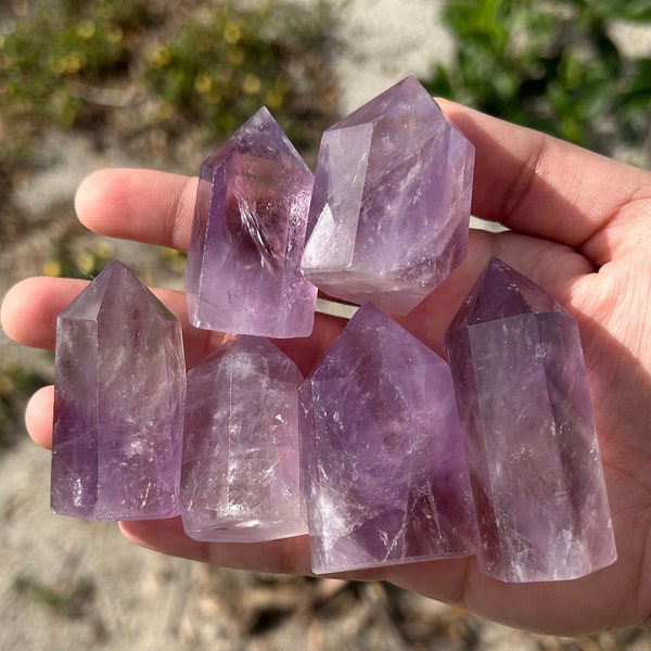 Amethyst Tower - gemmy purple amethyst generator / point, you choose size, natural crystal small to medium