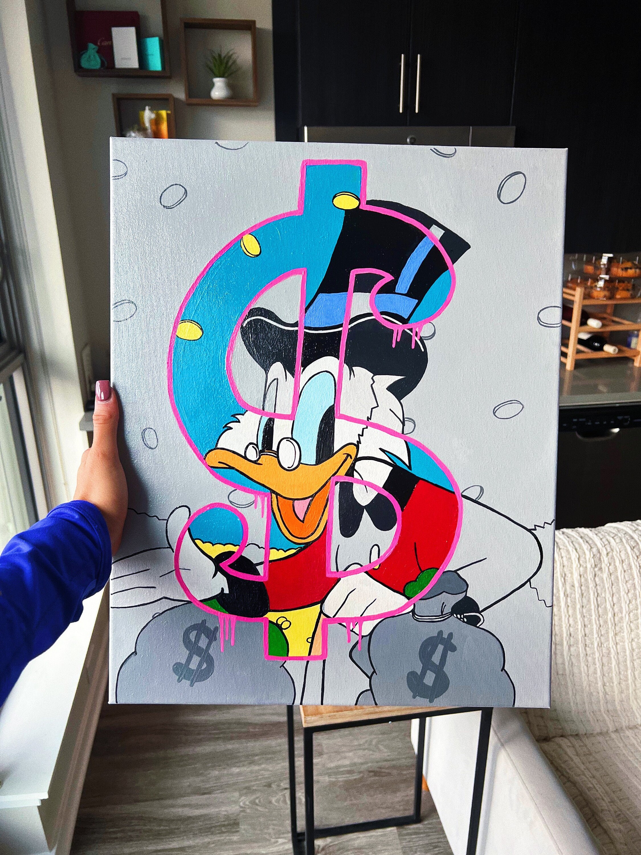 Donald Duck Money Bags Etsy