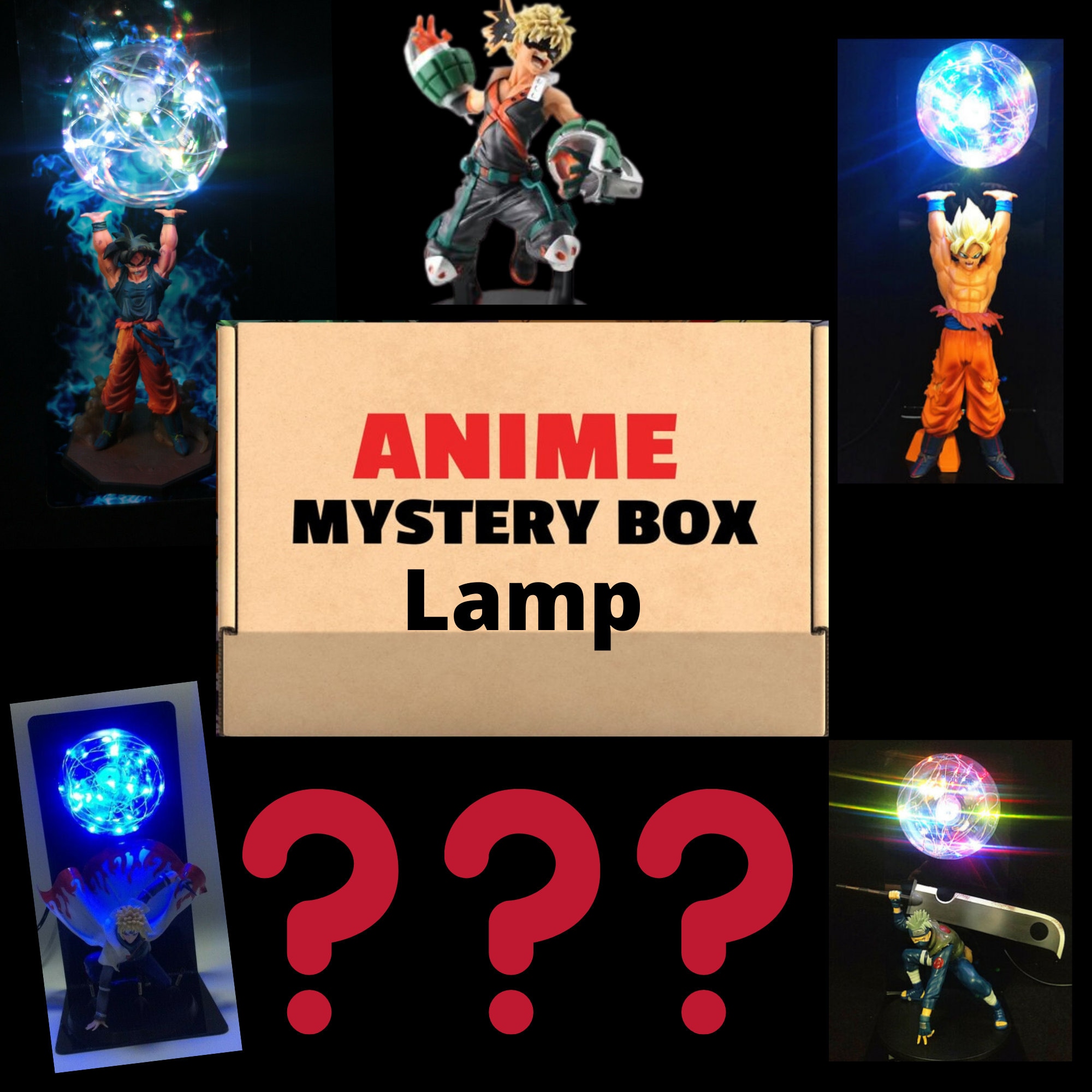 Anime Mystery Box Manga Mystery Box Anime Lamp Anime Etsy