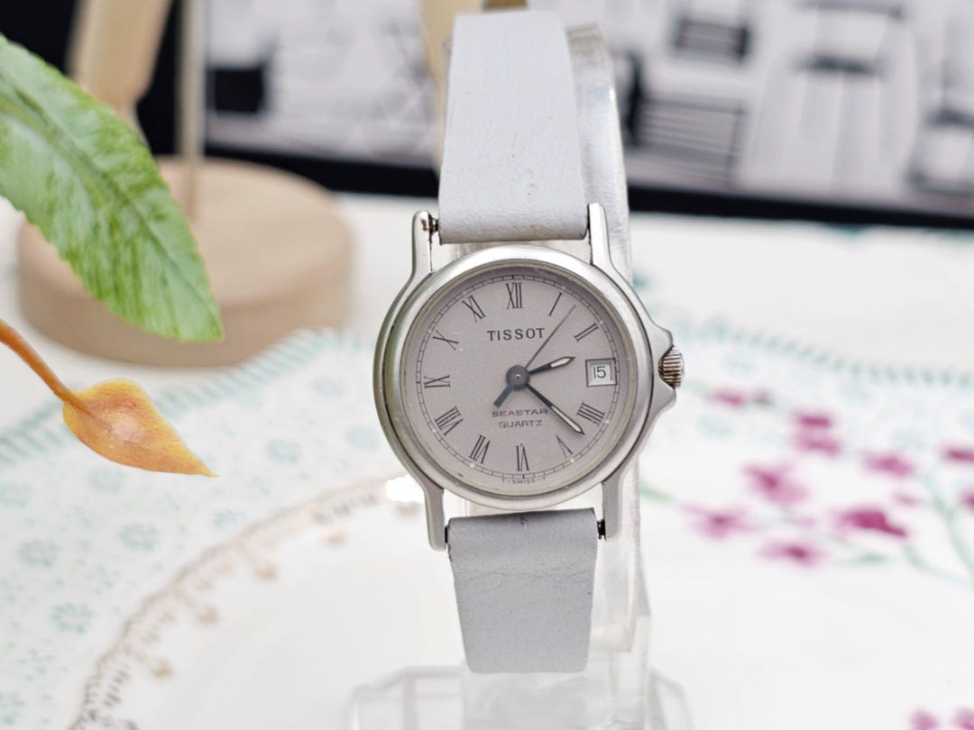 Montre Dame TISSOT Quartz SWISS MADE - Boîtier Plaqué Or, Pour Pièces Ou Réparation, Occasion