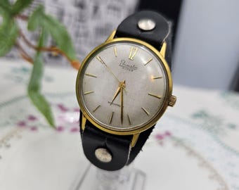 Vintage Primato Super Automatic Watch Swiss Made Circa 1940s Gold Filled