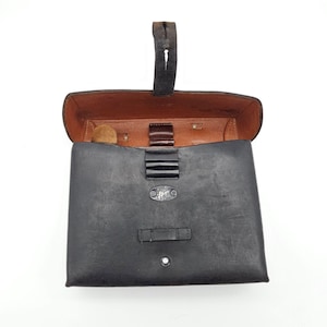 1941  WW2 Era Medic Bag Vintage Original Ex Swiss Army Medic First Aid  Bag Old Leather Chart Case of the Swiss Military