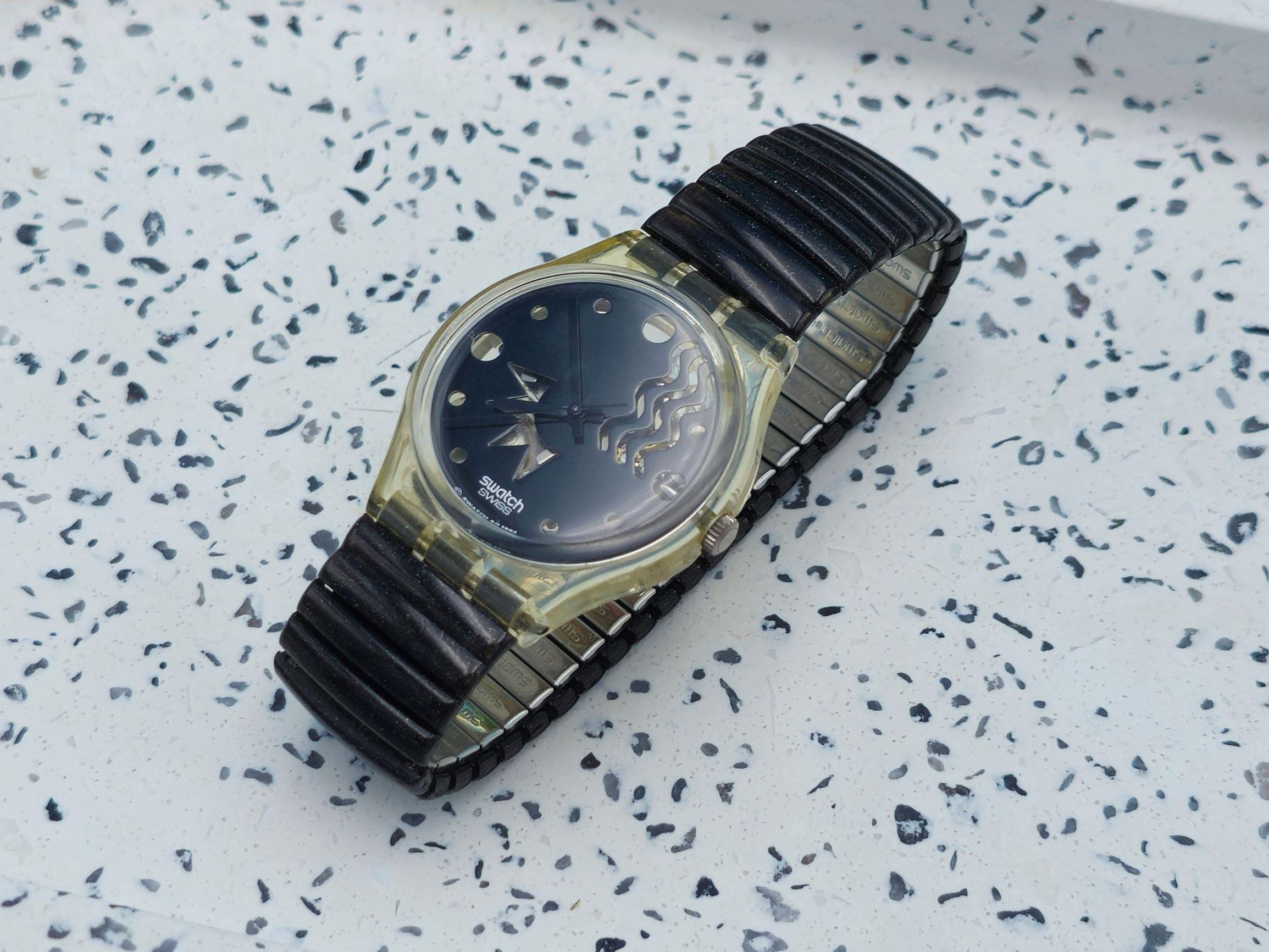 1992 Collectable Swatch Vintage Swiss Watch Flake - Etsy