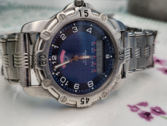 Vintage Certina Attack Swiss Watch Quartz 1990s - Etsy