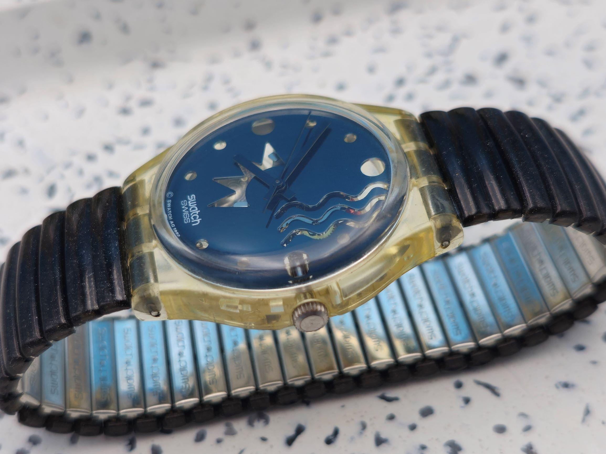 1992 Collectable Swatch Vintage Swiss Watch Flake - Etsy