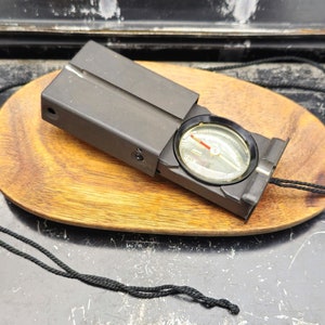 Vintage RECTA Type T Original Swiss Army Military Field Compass Mirror