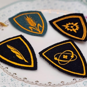 Vintage WW2 Era Rare Collectable Original Swiss Army Issued Military Insignia Patches Circa 1940s