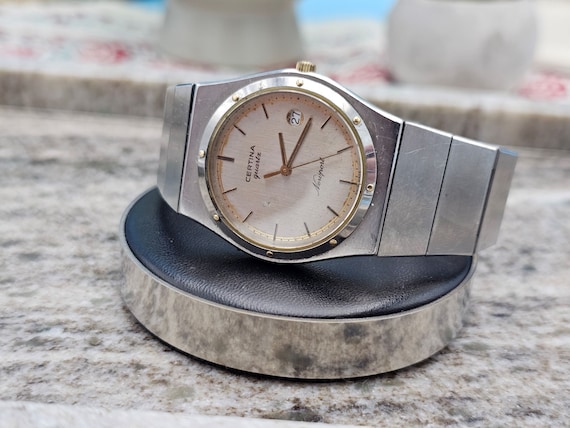 Vintage Swiss Watch Certina Newport Swiss Made Watch Quartz 1980s Etsy Canada