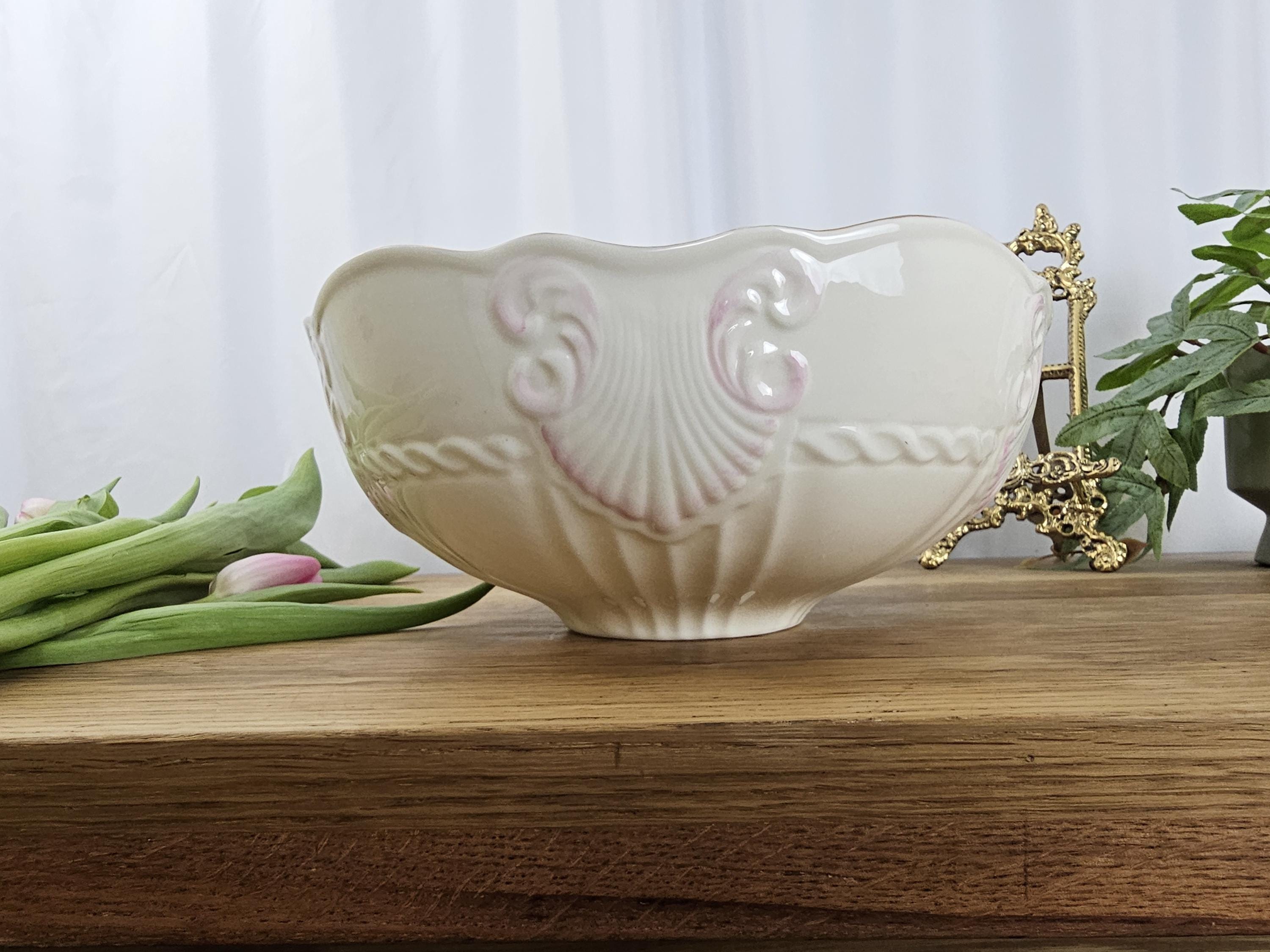 Irish Belleek Honey Pot - Etsy Irish Belleek Honey Pot - Etsy