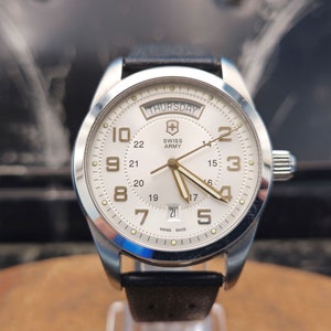 Victorinox  Swiss Army “Ambassador” Day-Date Automatic Watch • 24150