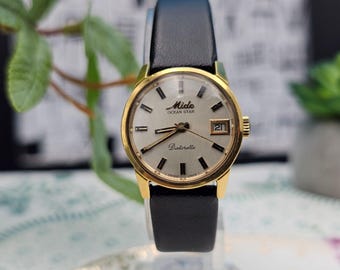 Vintage Mido Datorette 17jewels Cal.756c Swiss-made Ladies