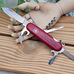Vintage Wenger Commander Swiss Advertising Discontinued 85mm Swiss Army Tool