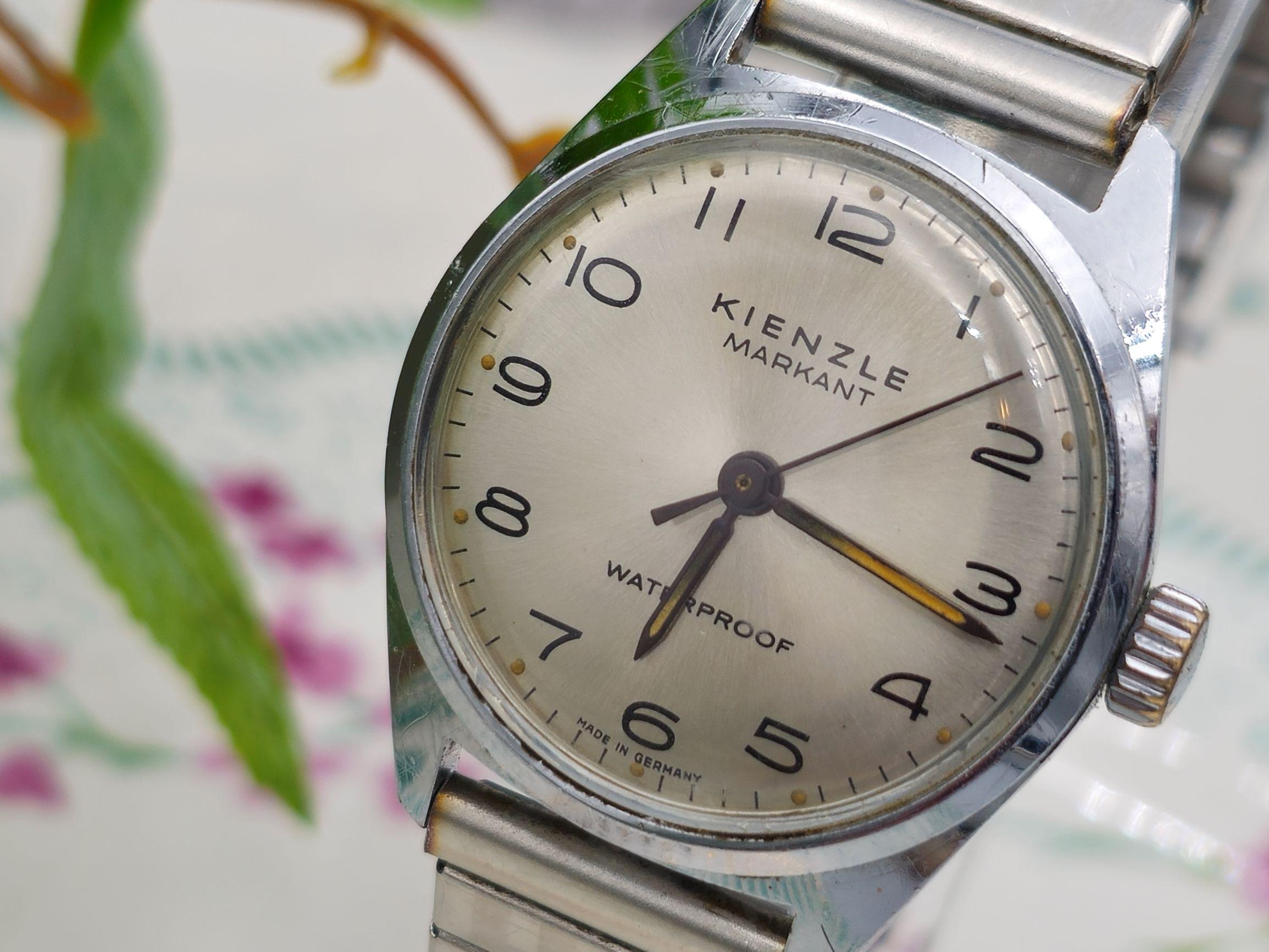 Vintage Kienzle Markant German Made Military Watch Mechanical