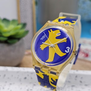 1993 Collectable  Swatch Vintage Swiss Watch Bestione GJ112