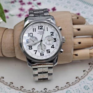 Tcm Automatic Chronograph Vintage Gentleman&#39;s Watch