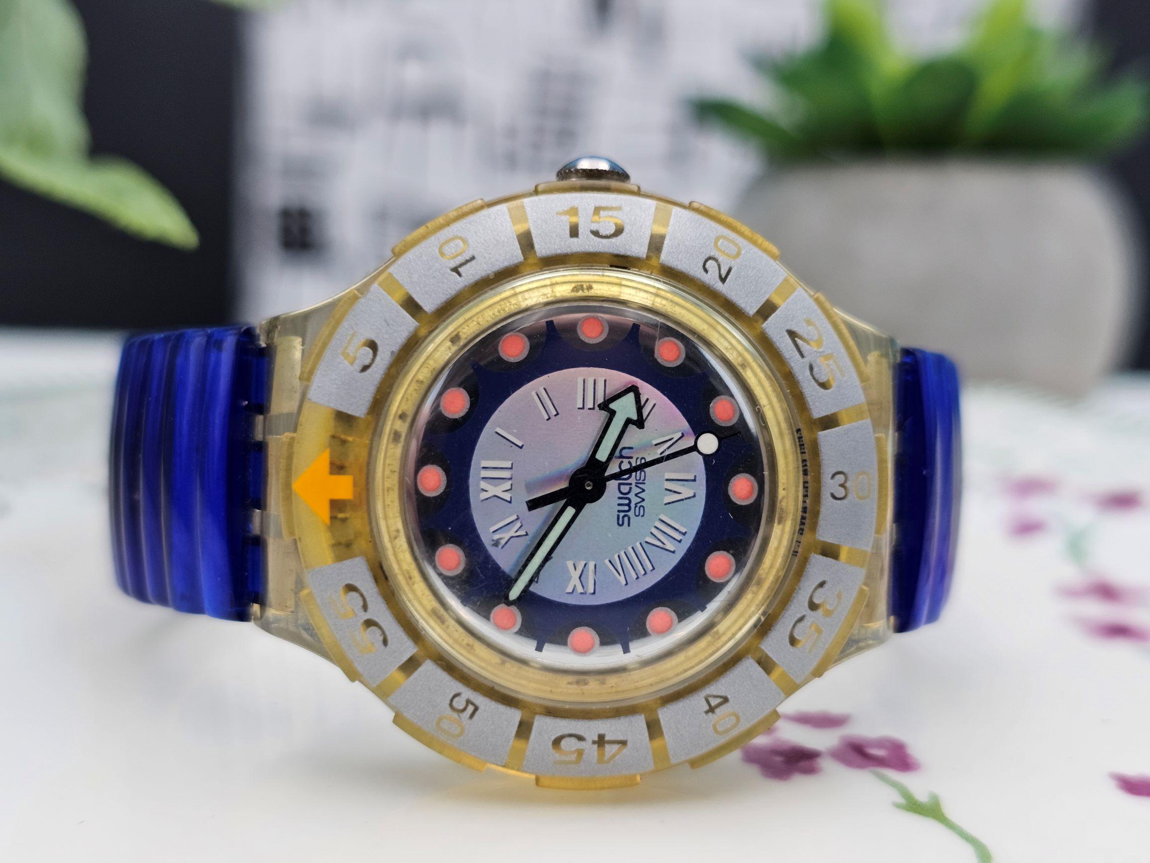 1993年 スウォッチ ヴィンテージ スキューバ ウォッチ 38mm - Etsy 日本